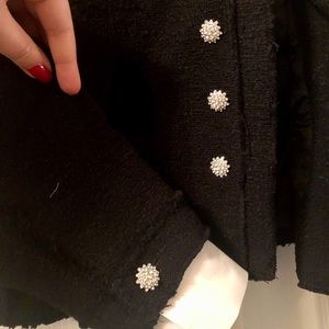 zara tweed poplin jacket